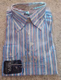 camicia classica a righe tg.L maniche lunghe