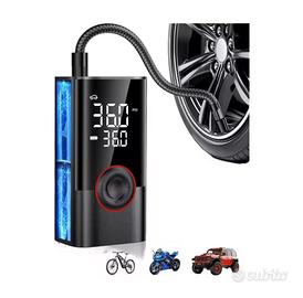 Compressore ricaricabile usb per bici moto auto