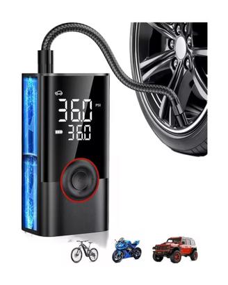 Compressore ricaricabile usb per bici moto auto