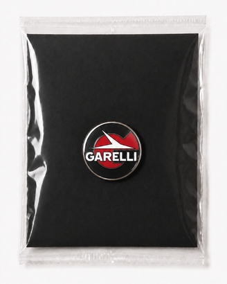 Pin tipo Garelli logo anni 80.
