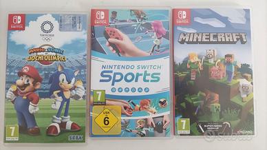 Bundle Nintendo Switch Sports + Minecraft + Mario