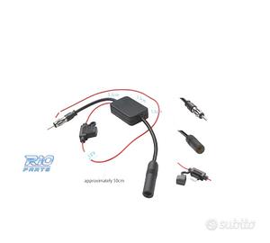 AMPLIFICATORE DI SEGNALE RADIO FM CONNETTORE UNIVE