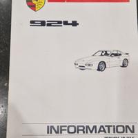 Porsche 924 raccolta guide informazioni service