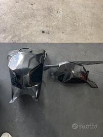 Cover serbatoio carbonio e forcellone Panigale V4