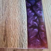 taglieri in legno e resina epossidica