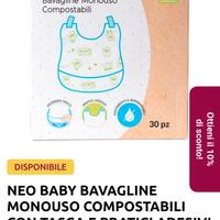 Bavagline Neo Baby Monouso 90 pezzi