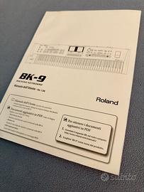 Manuale Roland BK-9 (BK9) Backing Keyboard