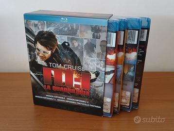 4 Blu ray Mission Impossible la quadrilogia