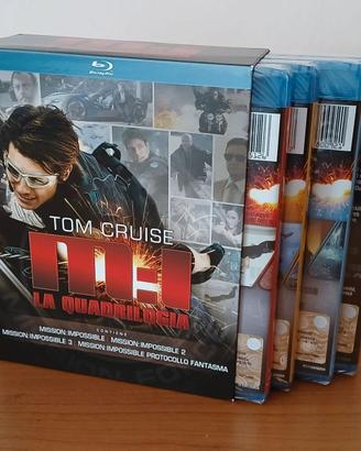 4 Blu ray Mission Impossible la quadrilogia