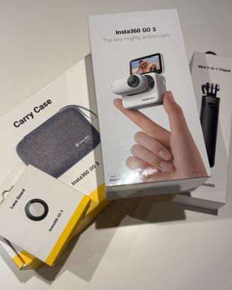 Insta 360 Go 3 bianca 64 gb + Accessori NUOVA