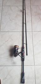 canna Daiwa Ninja piu mulinello Daiwa Fuego 4000