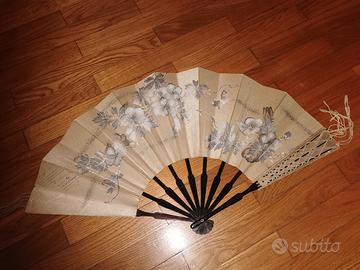 Ventaglio Antico di Fine '800 – Dipinto a Mano 