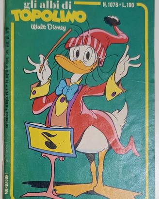 Fumetto gli alibi di Topolino n.1078
