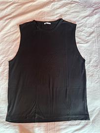 Canotta Uomo Zara Man Nera Basic - Taglia XL
