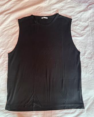 Canotta Uomo Zara Man Nera Basic - Taglia XL