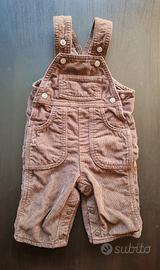 Salopette in velluto