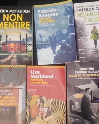 6 libri usati Thriller 