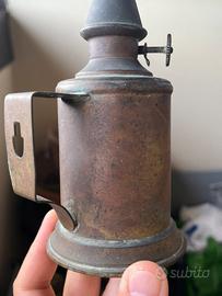 Antica Lampada Pigeon in Ottone – Francese Vintage