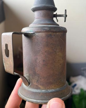 Antica Lampada Pigeon in Ottone – Francese Vintage