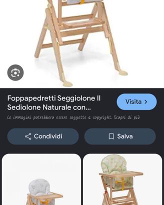seggiolone Foppapedretti sediolone 