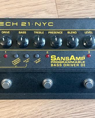 Sansamp Bass Driver DI programmabile Tech21