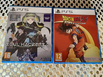 2 Giochi PS5 NON SPEDISCO