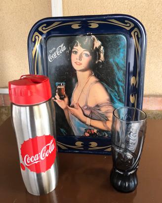 Coca Cola - lotto n.3 pezzi da collezione