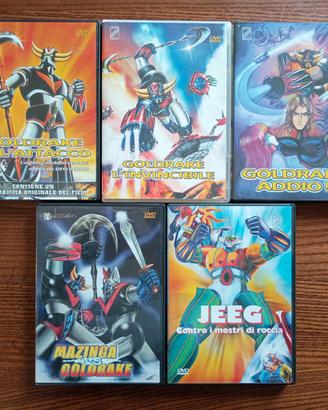 GOLDRAKE MAZINGA JEEG lungometraggi cinema