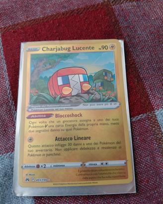 Carta pokemon Charjabug Lucente 2023
