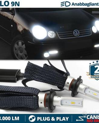 Kit Lampadine LED per VW POLO 9N Luce Bianca 8000L