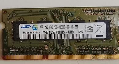 Samsung RAM DDR3 2GB, PC notebook.