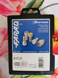 Bulloni antifurto per auito