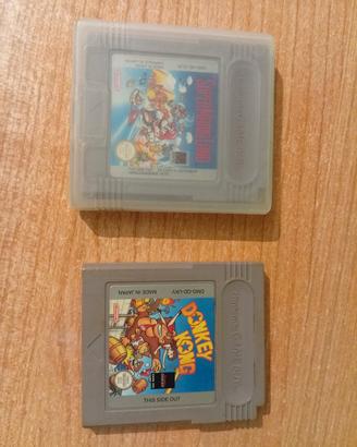 Super Mario land + Donkey kong game boy 