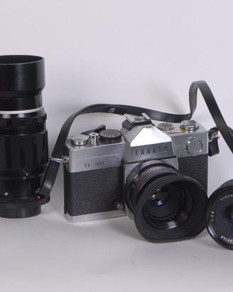 Exakta tl 500 con 50mm+35mm+135mm