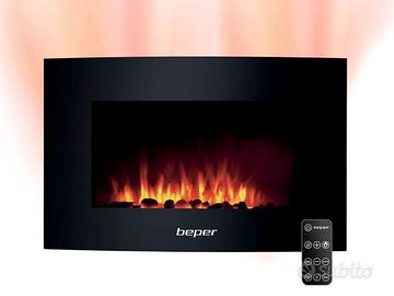 Caminetto Elettrico da Parete, con Telecomando