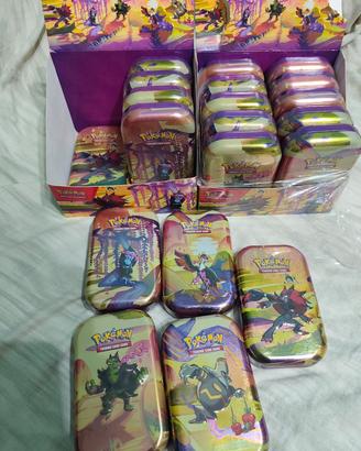 20 x mini tin segreto fiabesco Pokemon 