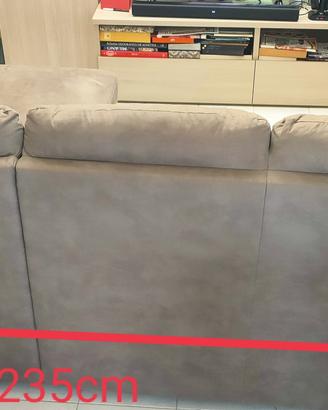 Divano 3 posti con chaise longue 