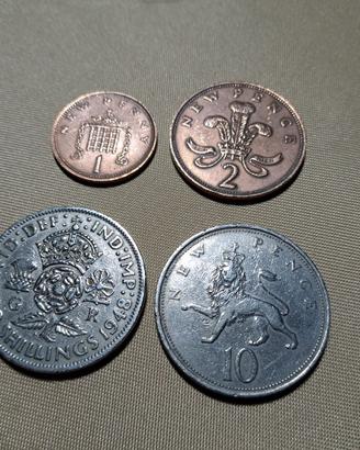Piccolo lotto monete inglesi