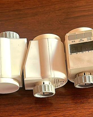 5 Valvole termostatiche termosifoni programmabili