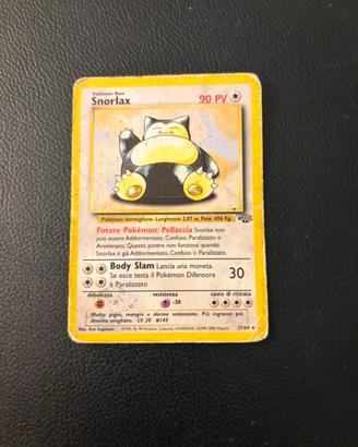 Pokemon base Snorlax 90pv, -  27/64
