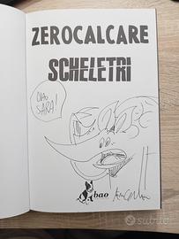Scheletri zerocalcare autografato
