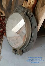 Oblò da arredamento in ottone massiccio