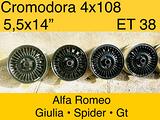 MILLERIGHE Cromodora 4x108 5,5x14" Alfa Romeo