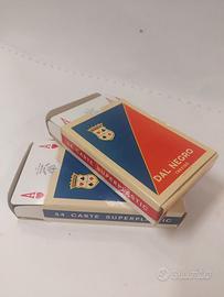 Carte da Scala 40 Dal Negro, due pacchetti da 54  