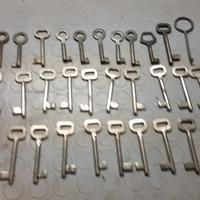 Pomelli chiavi vecchio lucchetto vintage