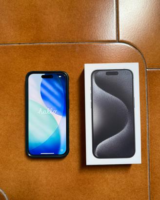 Apple iPhone 15 Pro 128GB Nero/Titanio Perfetto