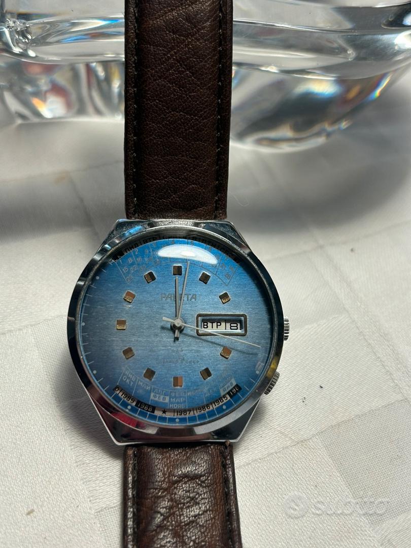 Orologio Uomo Raketa Calendar vintage CCCp- Abbigliamento e