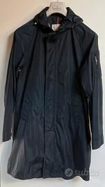 Giubbotto impermeabile Moncler uomo blu taglia 2