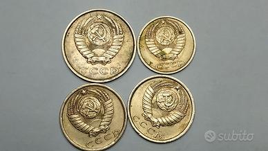 lotto di 4 monete kopeek