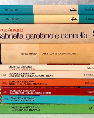 Libri di Jorge Amado e Marcela Serrano